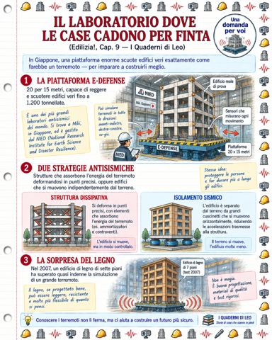 Il laboratorio dove le case cadono per finta
