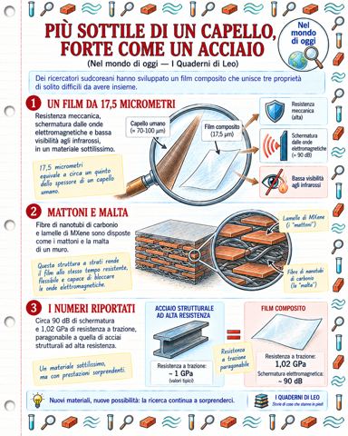 Più sottile di un capello, forte come l'acciaio
