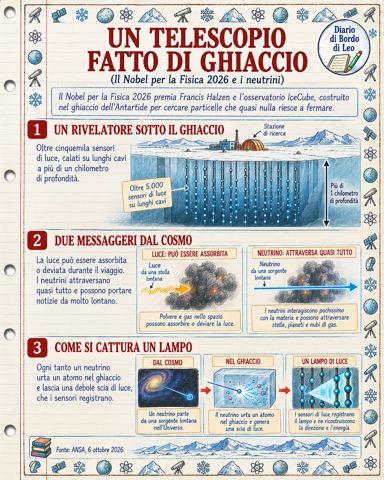 Un telescopio fatto di ghiaccio